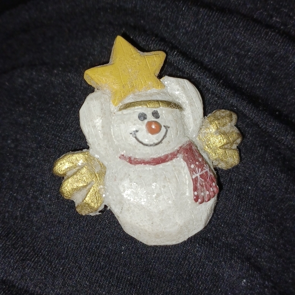 Angel Snowman Glitter With Halo Boyds Bears